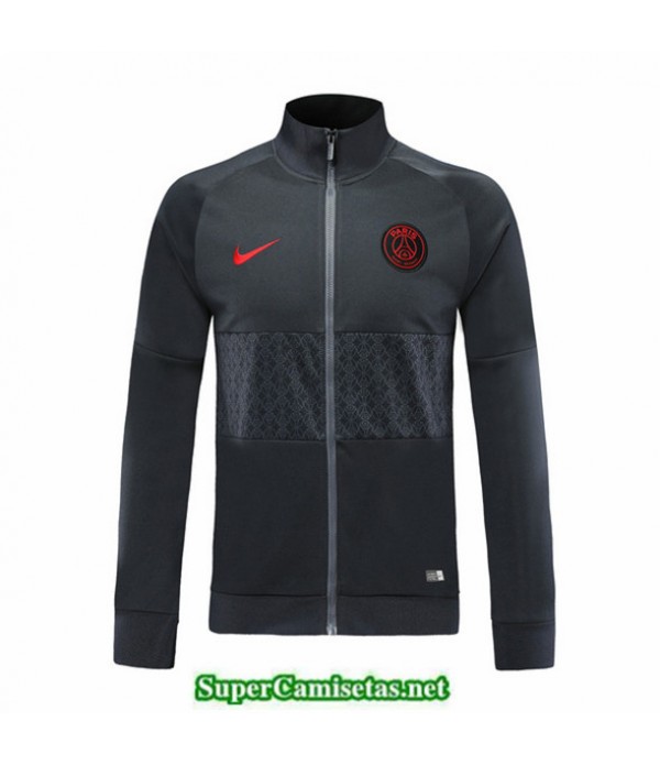 Tailandia Camiseta Psg Chaqueta Negro/gris 2019/20