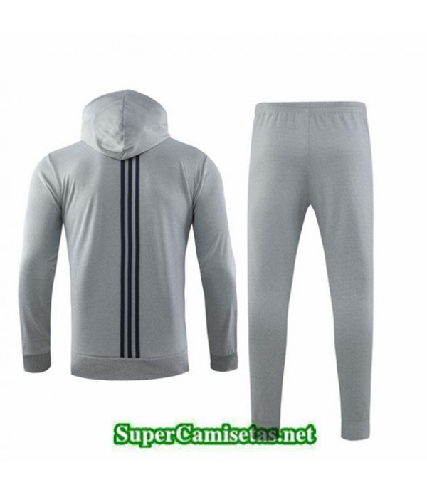 Tailandia Chaqueta Chandal Real Madrid Blanco Sombrero 2019/20