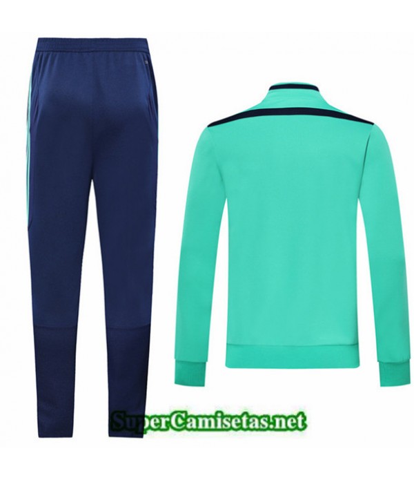 Tailandia Chaqueta Chandal Real Madrid Verde/azul 2019/20