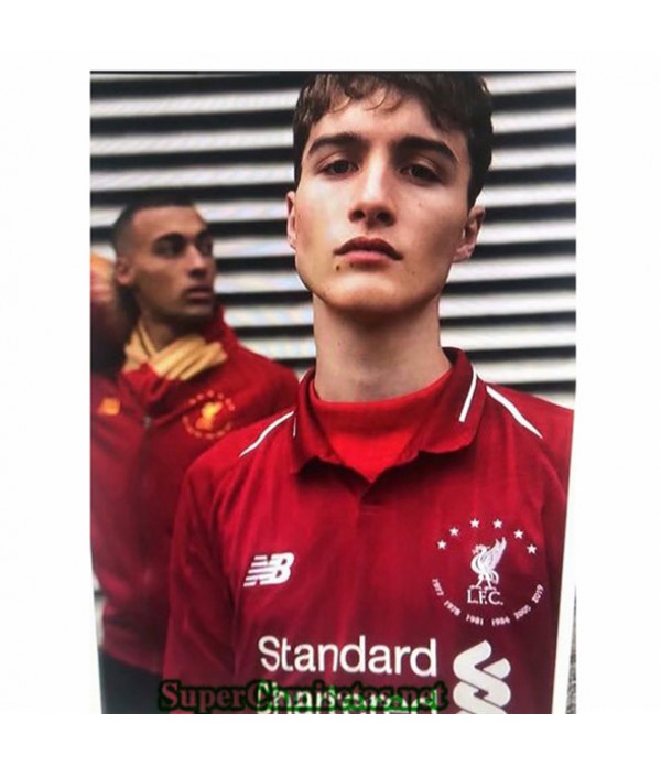 Tailandia Equipacion Camiseta Liverpool 6 Ligue Des Champions Edición Conmemorativa 2019/20