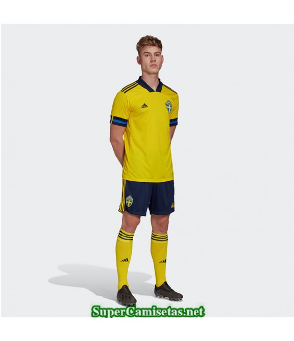Tailandia Primera Equipacion Camiseta Suecia Uefa Euro 2020/2021
