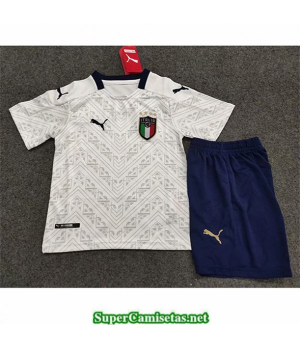 Tailandia Segunda Equipacion Camiseta Italia Niños Uefa Euro 2020/2021