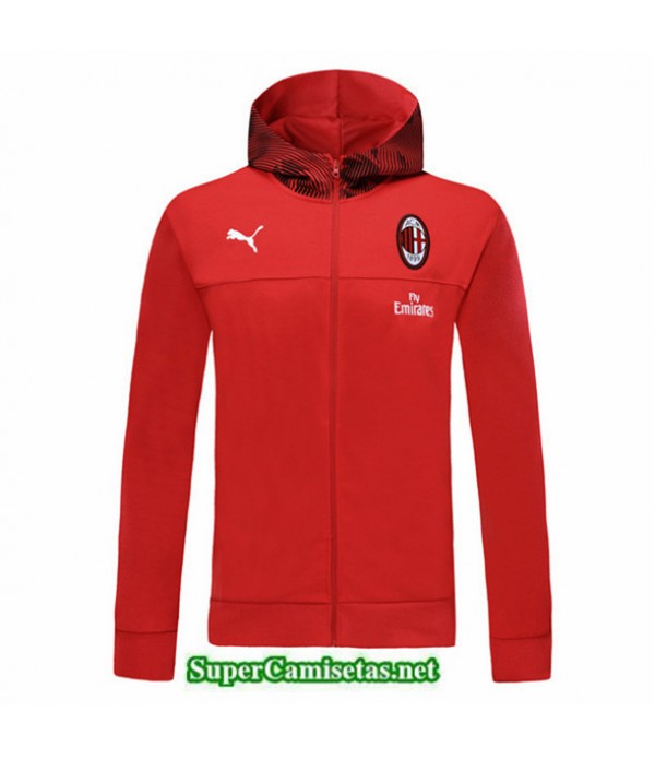 Tailandia Camiseta Ac Milan Chaqueta Sombrero V336...