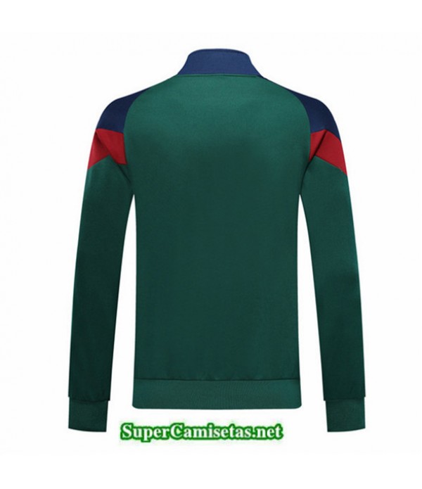 Tailandia Camiseta Italy Chaqueta V332 Verde/azul 2019/20