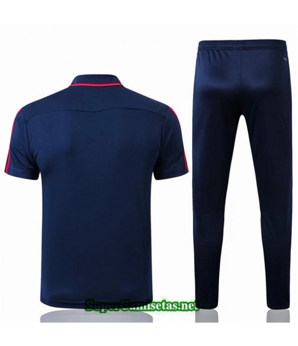 Tailandia Camiseta Kit De Entrenamiento Arsenal Polo V240 Azul Oscuro 2019/20
