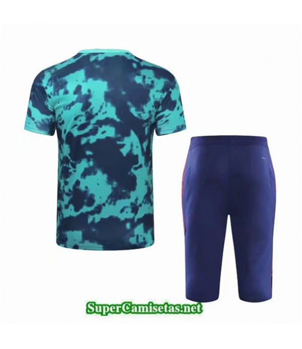 Tailandia Camiseta Kit De Entrenamiento Arsenal V239 Azul Cuello Redondo 2019/20