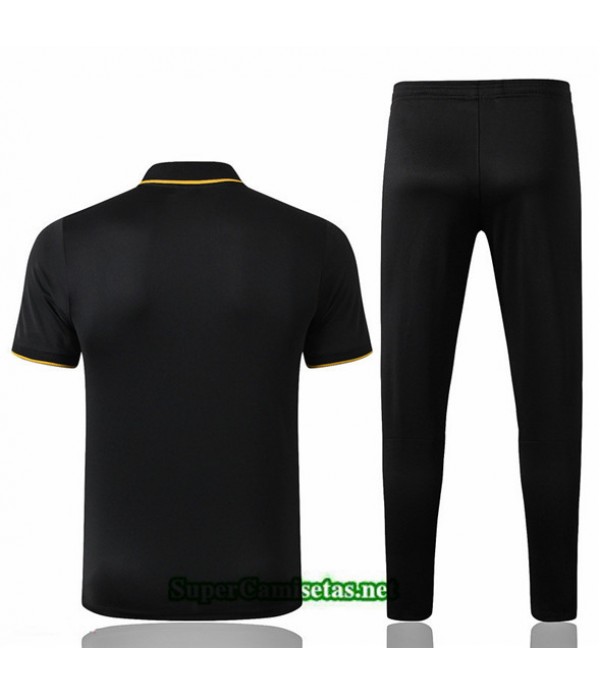 Tailandia Camiseta Kit De Entrenamiento Inter Milan Polo V258 Negro 2019/20
