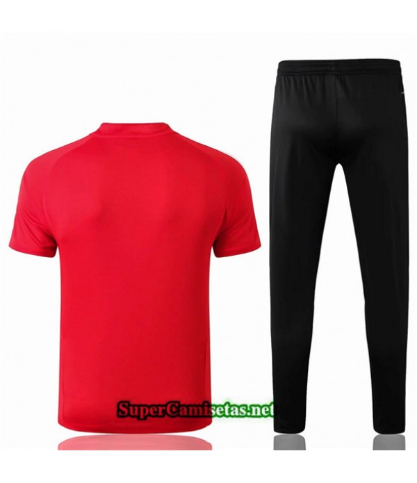 Tailandia Camiseta Kit De Entrenamiento Juventus V262 Rojo/negro Cuello V 2019/20