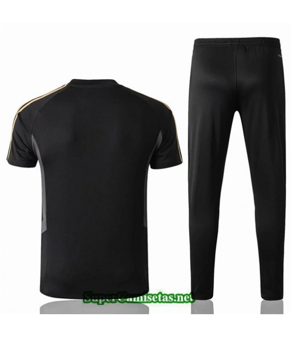 Tailandia Camiseta Kit De Entrenamiento Real Madrid V215 Negro Cuello V 2019/20