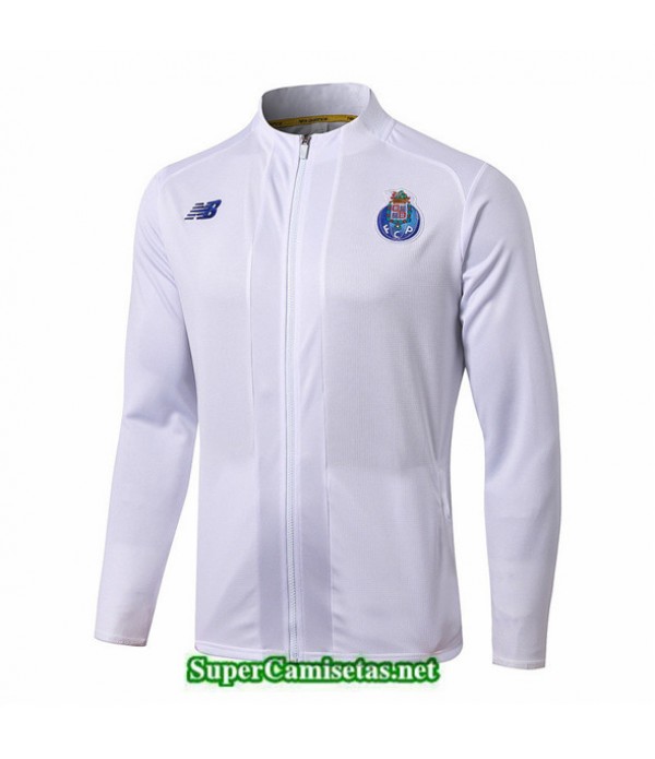 Tailandia Camiseta Porto Chaqueta V302 Blanco/negro 2019/20