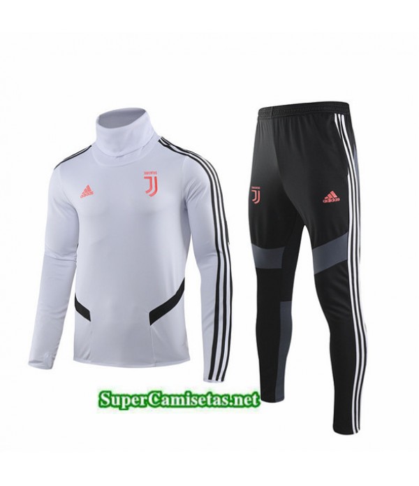 Tailandia Chandal Juventus V116 Blanco/negro Cuello Alto 2019/20