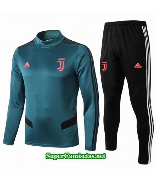 Tailandia Chandal Juventus V121 Azul/negro Cuello Alto 2019/20