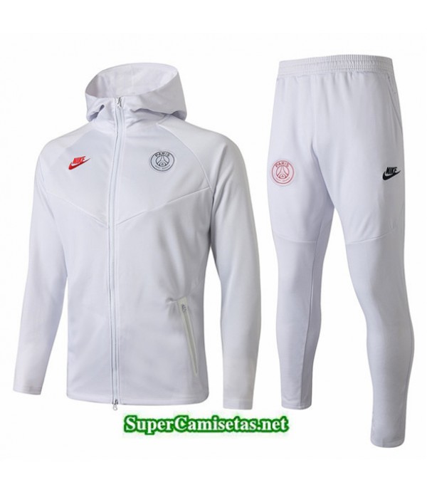 Tailandia Chandal Psg V049 Sombrero Blanco 2019/20