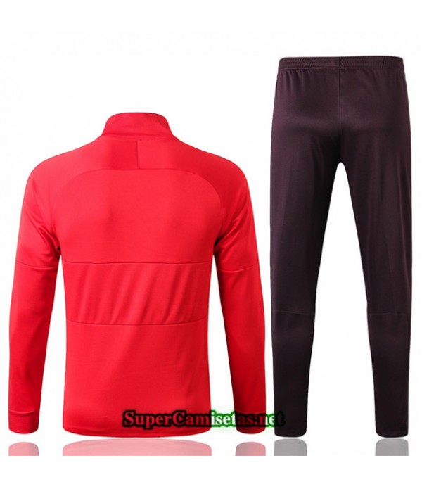 Tailandia Chaqueta Chandal Psg V054 Rojo/negro 2019/20