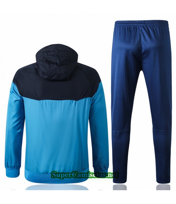 Tailandia Chaqueta Rompevientos Barcelona V039 Sombrero Azul Oscuro 2019/20
