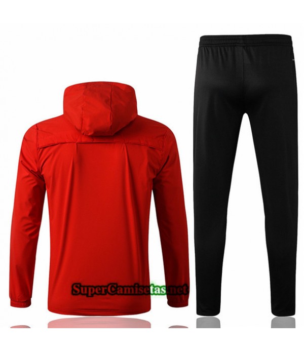 Tailandia Chaqueta Rompevientos Juventus V125 Sombrero Rojo/negro 2019/20