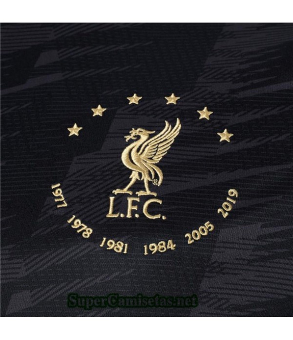 Tailandia 6 Times Ed Signature Negro Equipacion Camiseta Liverpool 2019/20