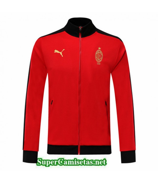 Tailandia Camiseta Ac Milan Chaqueta Rojo/negro 20...