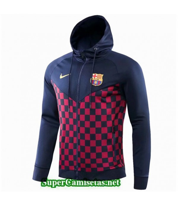 Tailandia Camiseta Barcelona Chaqueta Sombrero Rejilla Roja 2019/20