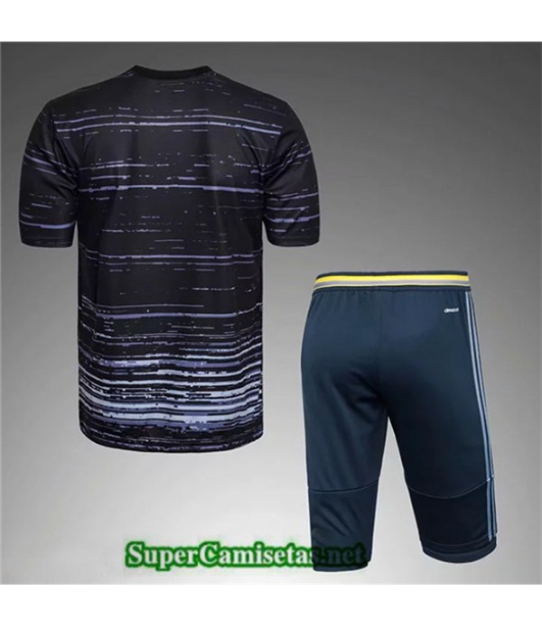 Tailandia Camiseta Kit De Entrenamiento Juventus Negro/banda Roja 2019/20
