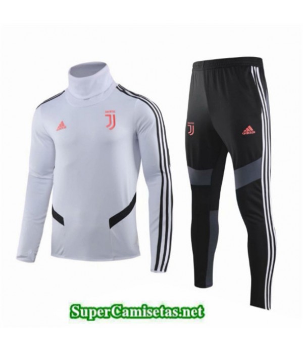 Tailandia Chandal Niños Juventus Blanco/negro Cuello Alto 2019/20