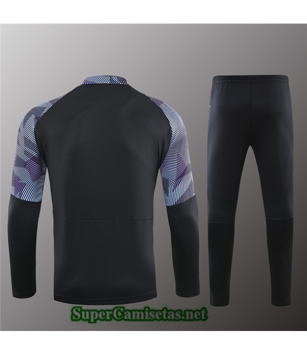 Tailandia Chandal Niños Manchester City Negro/violet 2019/20