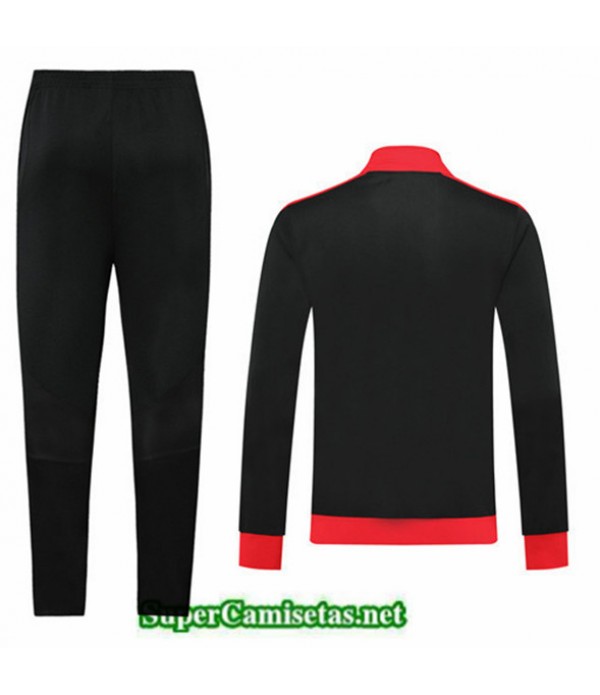 Tailandia Chaqueta Chandal Ac Milan Q001 Negro/rojo 2019/20