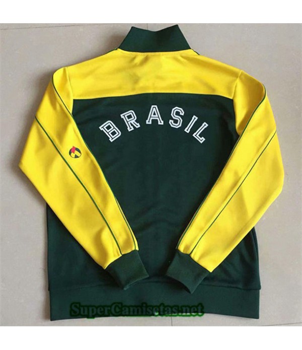 Tailandia Chaqueta Equipacion Camiseta Clasicas Brasil 1982