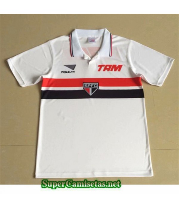 Tailandia Equipacion Camiseta Clasicas Sao Paulo Blanco 1994
