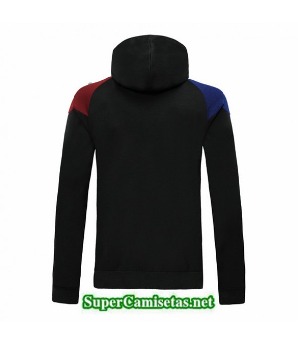 Tailandia Camiseta Barcelona Chaqueta Sombrero Negro/rojo/azul 2019/20