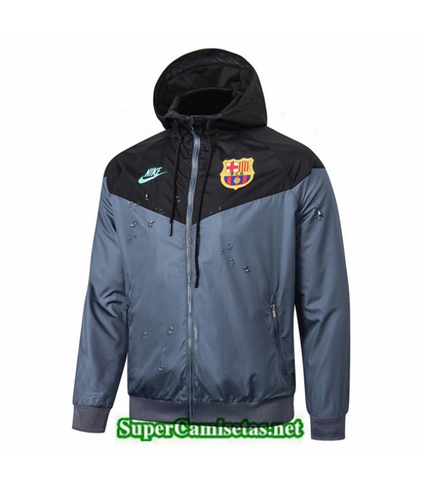 Tailandia Camiseta Barcelona Rompevientos Gris/negro 2019/20