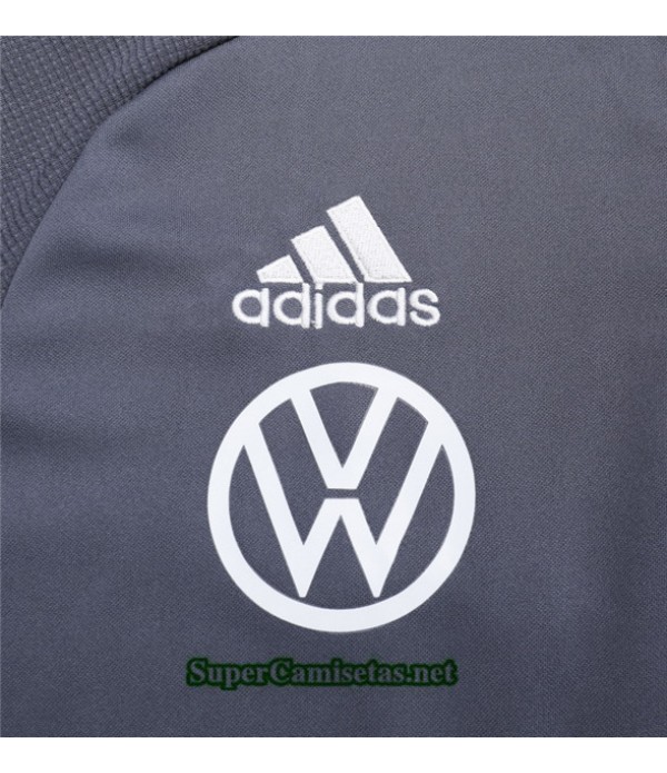 Tailandia Chandal Alemania 03s09 Gris Oscuro Cremallera Mitad 2020/21