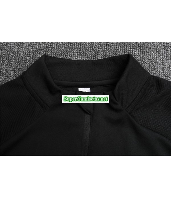 Tailandia Chandal Argentina 03s11 Negro Cremallera Mitad 2020/21
