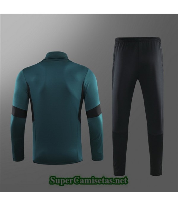 Tailandia Chandal Niños Juventus 03s59 Verde Militar Cuello Alto 2019/20