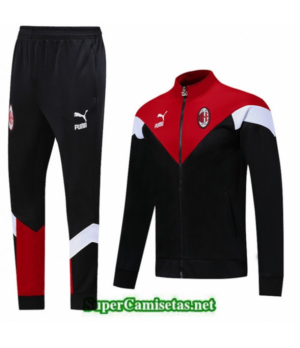 Tailandia Chaqueta Chandal Ac Milan 03s01 Negro/rojo/blanco 2019/20