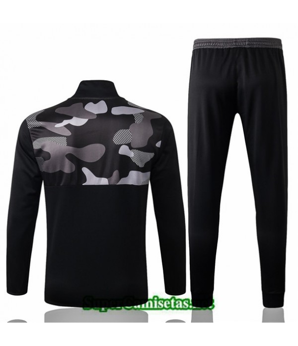 Tailandia Chaqueta Chandal Juventus 03s30 Negro Cuello Alto 2019/20