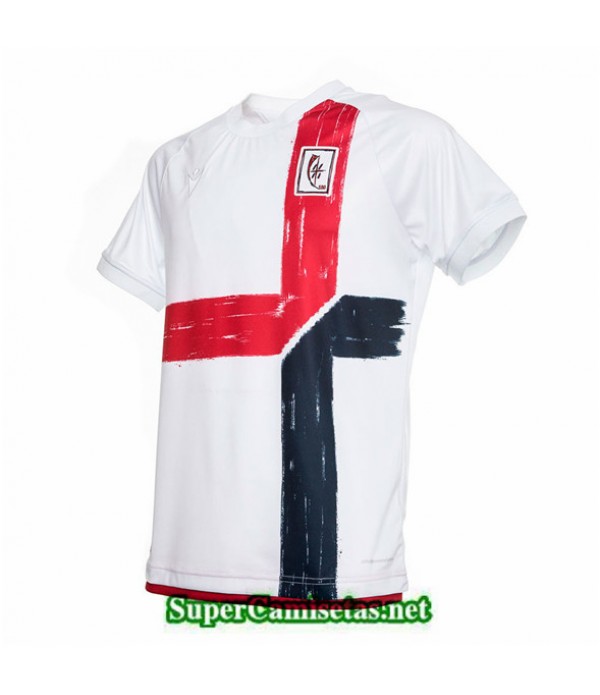 Tailandia Equipacion Camiseta Cagliari Calcio Centenario Blanco 2020/21