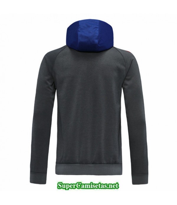 Tailandia Camiseta Barcelona Chaqueta Gris/azul Sombrero 2019/20