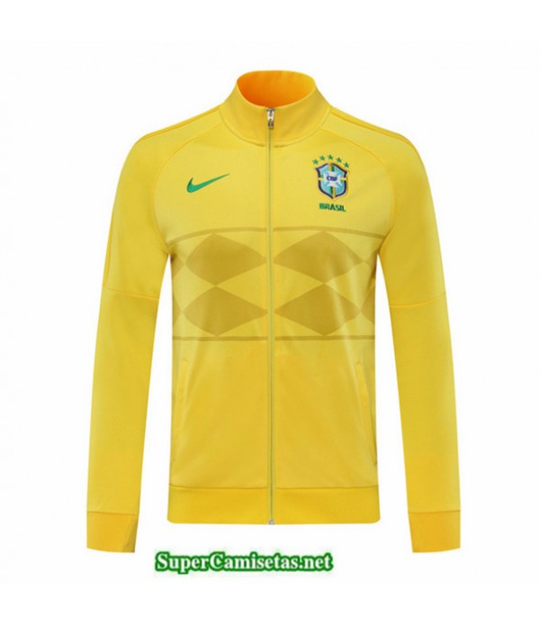 Tailandia Camiseta Brasil Chaqueta Amarillo 2020/21