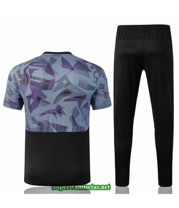 Tailandia Camiseta Kit De Entrenamiento Manchester City Negro/violet 2020/21