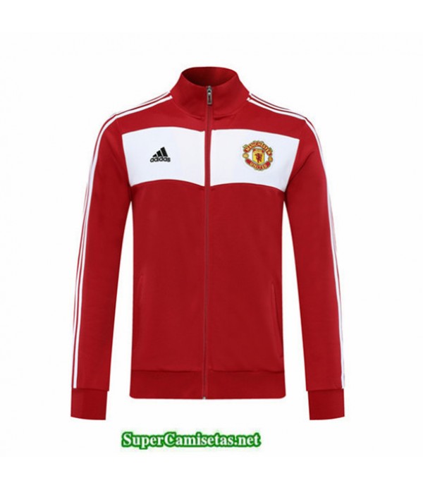 Tailandia Camiseta Manchester United Chaqueta Rojo/blanco/negro 2020/21
