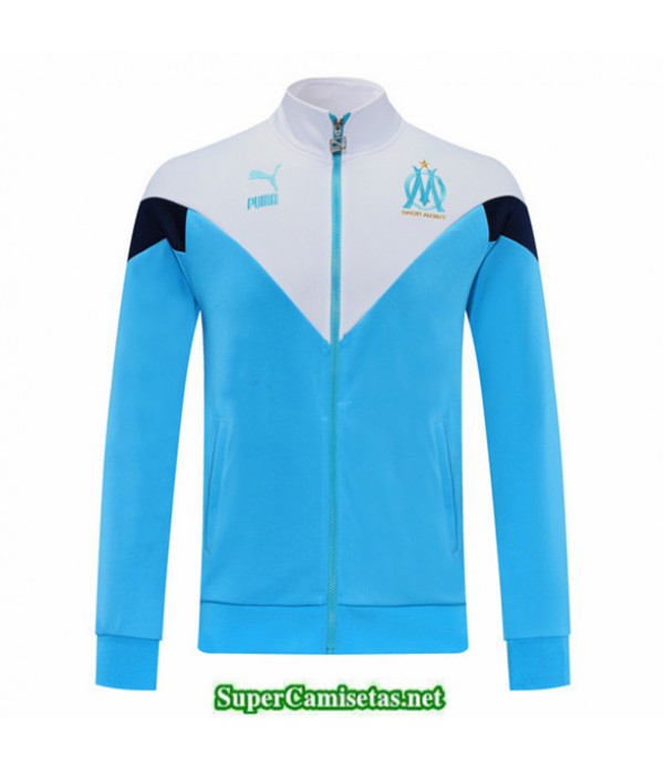 Tailandia Camiseta Marsella Chaqueta Azul/blanc 2019/20