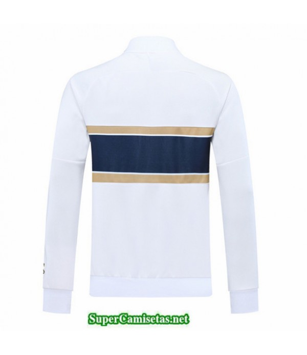 Tailandia Camiseta Pumas Chaqueta Blanco/azul 2020/21