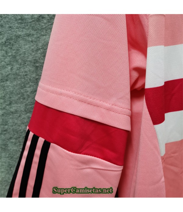 Tailandia Camisetas Clasicas Juventus Manga Larga Rosa Hombre 2015 16