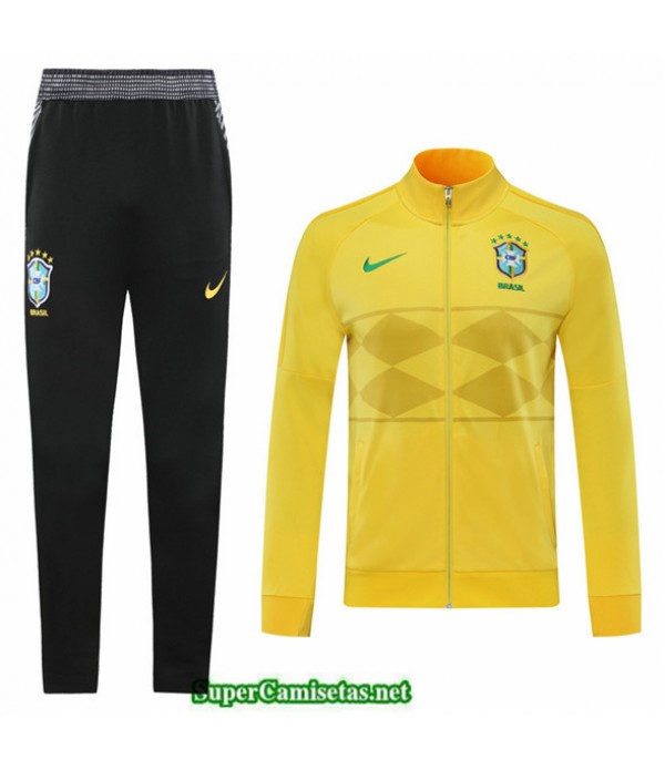 Tailandia Chaqueta Chandal Brasil Amarillo 2020/21