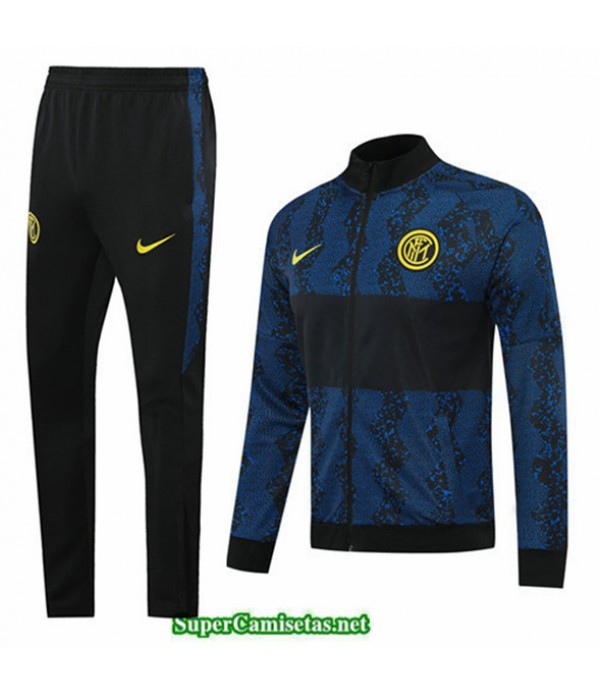 Tailandia Chaqueta Chandal Inter Milan Negro/azul 2020/21