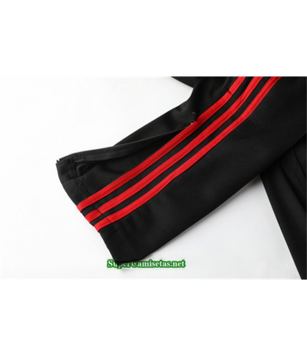 Tailandia Chaqueta Chandal Manchester United Negro/rojo 2020/21