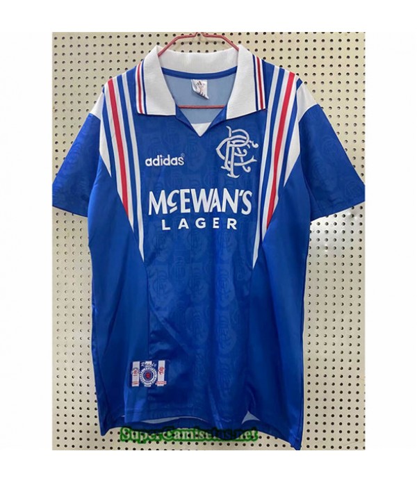 Tailandia Primera Camisetas Clasicas Rangers Hombre 1996 97