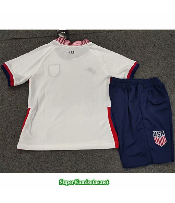 Tailandia Primera Equipacion Camiseta Usa Enfant Blanco 2020/21