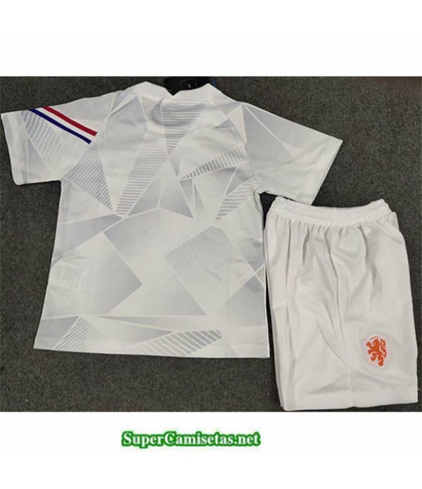 Tailandia Segunda Equipacion Camiseta Países Bajos Niños Blanco 2020/21